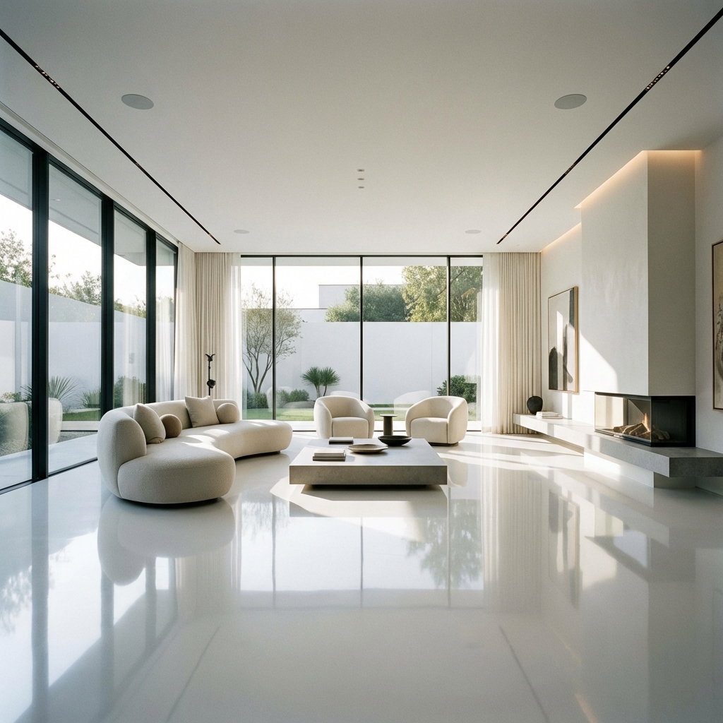 Piso Epóxi Líquido: O Efeito Porcelanato Líquido