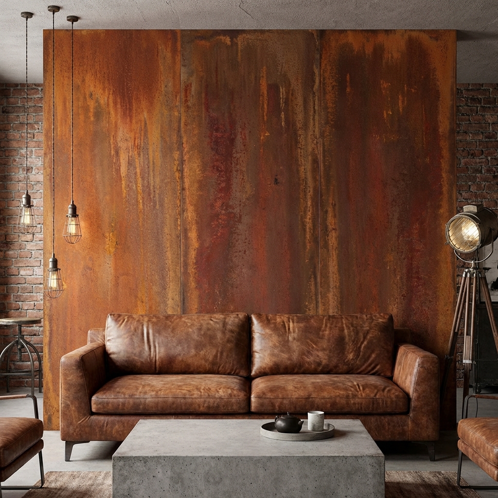 Porcelanato que Imita Aço Corten