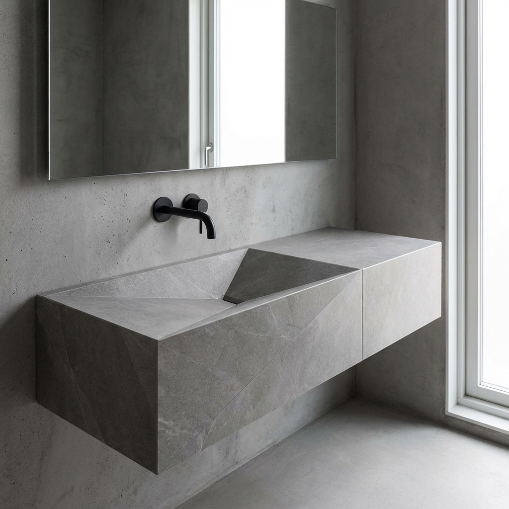 Cuba Esculpida em Porcelanato