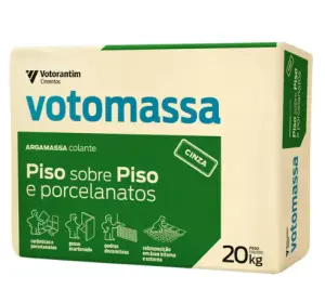 ARGAMASSA VOTORANTIM PISO SOBRE PISO CINZA 20KG