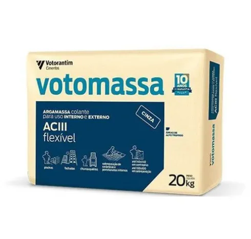 ARGAMASSA VOTORANTIM ACIII CINZA